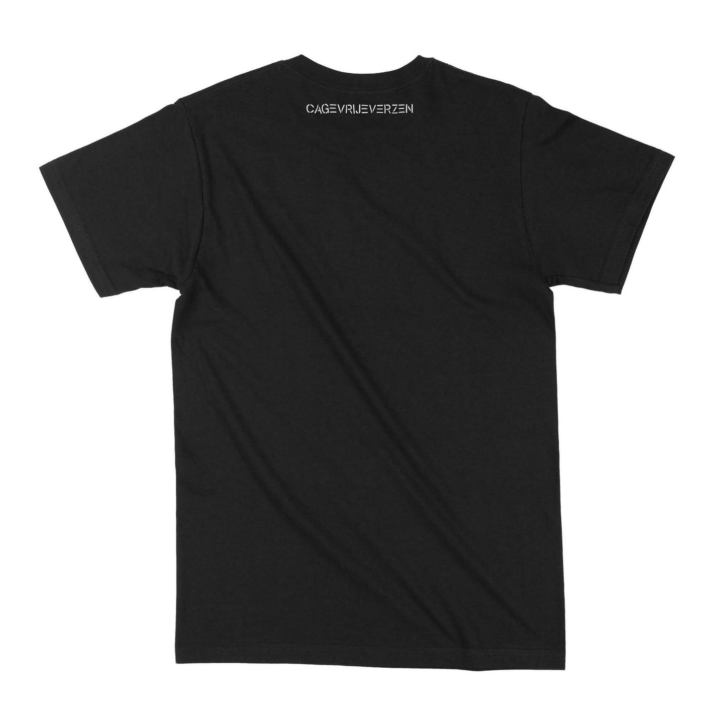 CAGE VRIJE VERZEN T-SHIRT Zwart