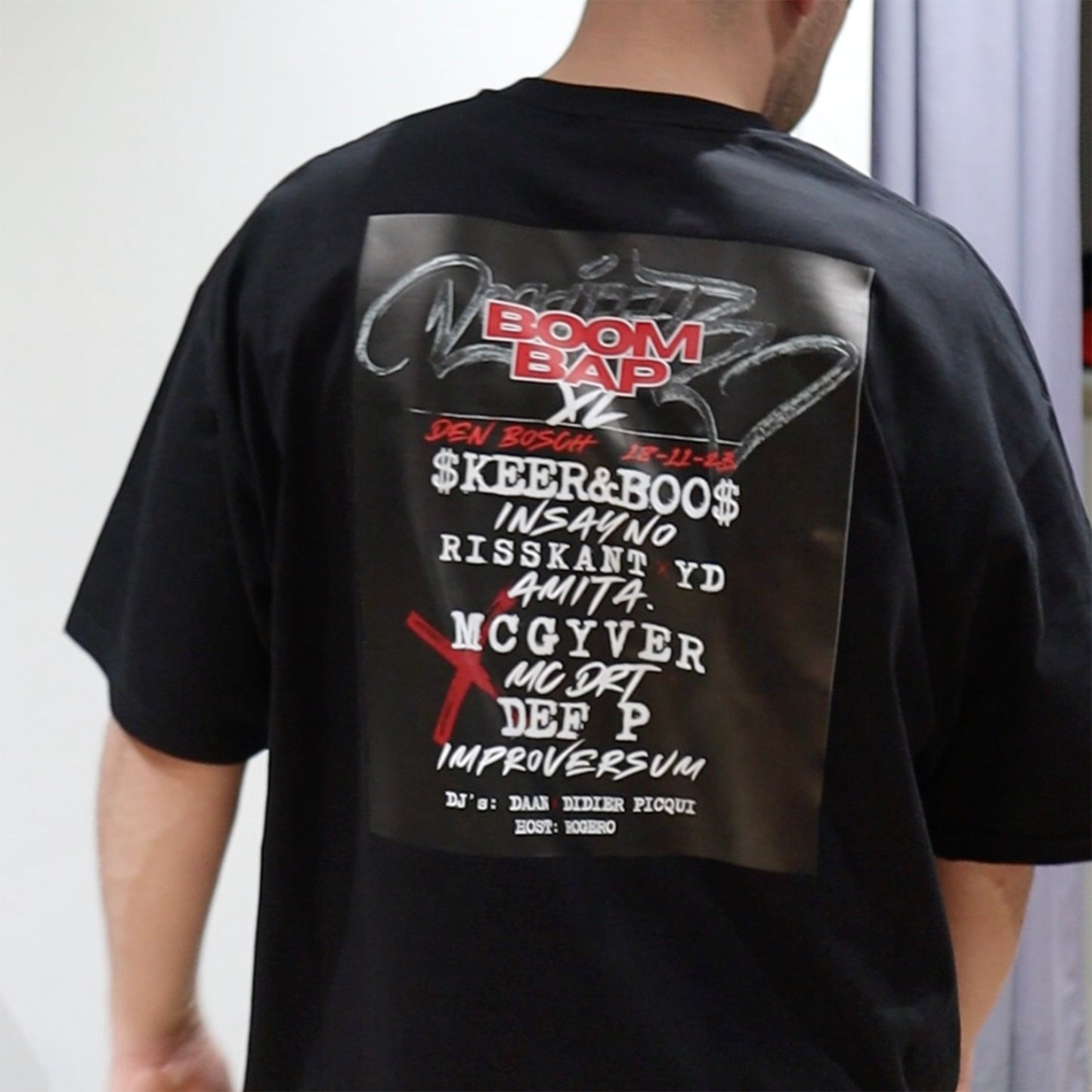 DOSSIER BOOMBAP XL 2023 T-SHIRT Zwart