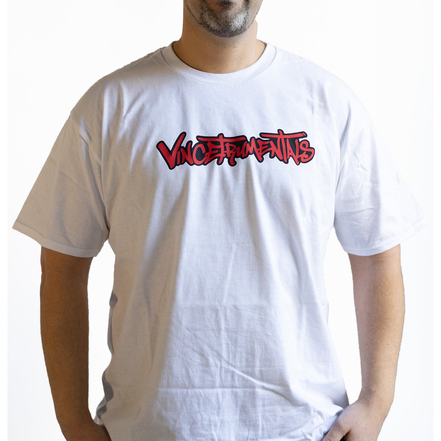 VINCETRUMENTALS T-SHIRT Wit