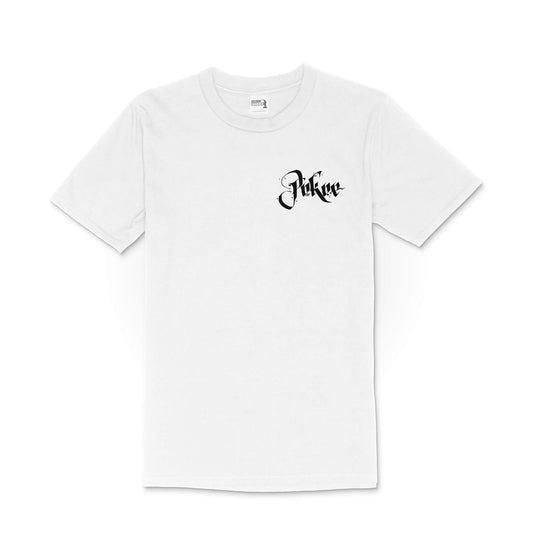 POKOE T-SHIRT Wit KALIGRAFIE