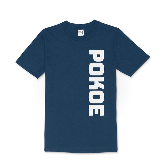 POKOE T-SHIRT Navy blauw