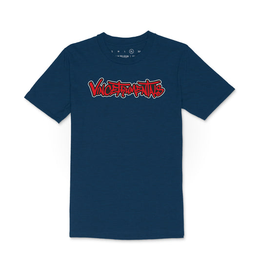 VINCETRUMENTALS T-SHIRT Navy blauw